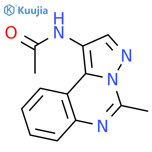 Acetamide,N-(5-methylpyrazolo[1,5-c]quinazolin-1-yl)- structure