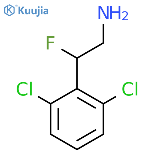 2-(2,6-Dichlorophenyl)-2-fluoroethan-1-amine structure