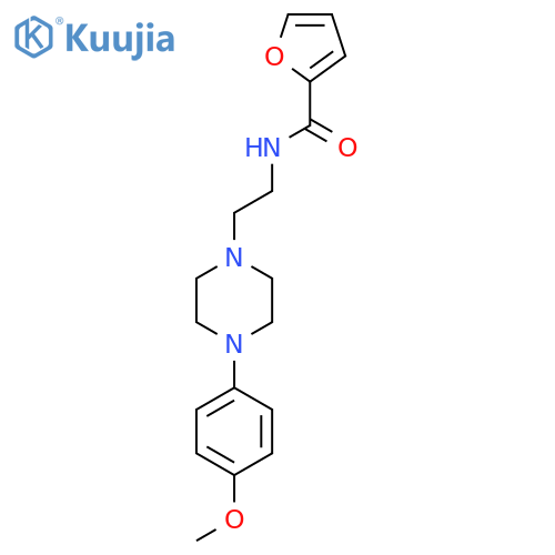 N-{2-4-(4-methoxyphenyl)piperazin-1-ylethyl}furan-2-carboxamide structure