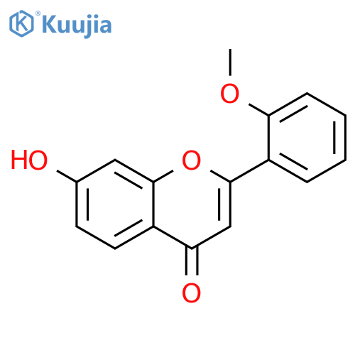 7-hydroxy-2-(2-methoxyphenyl)-4H-chromen-4-one structure