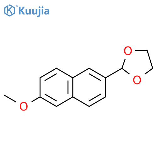 2-(6-methoxynaphthalen-2-yl)-1,3-dioxolane structure