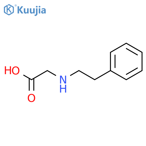 2-(2-phenylethyl)aminoacetic acid structure