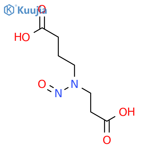 Butanoic acid,4-[(2-carboxyethyl)nitrosoamino]- structure