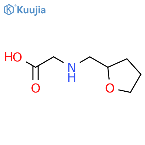 2-{(oxolan-2-yl)methylamino}acetic acid structure