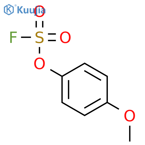 Fluorosulfuric acid, 4-methoxyphenyl ester structure