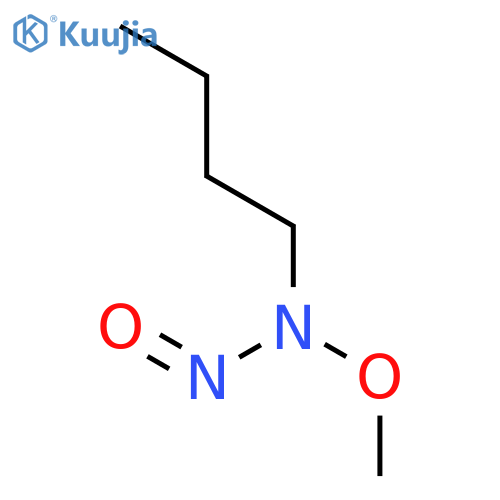 1-Butanamine, N-methoxy-N-nitroso- structure