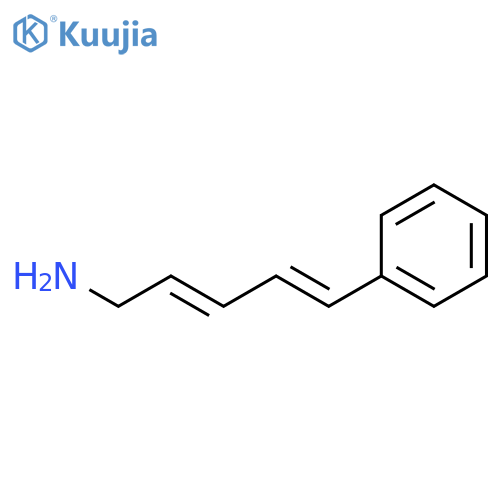 5-phenylpenta-2,4-dien-1-amine structure