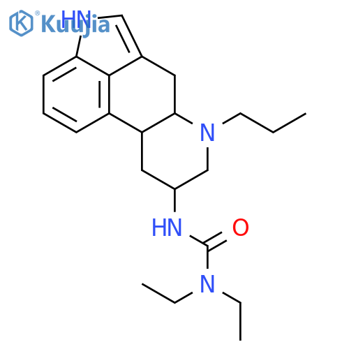 Urea,N,N-diethyl-N'-[(8a)-6-propylergolin-8-yl]- structure