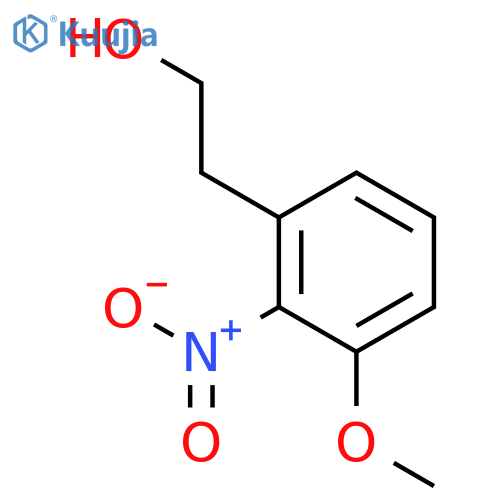 2-(3-methoxy-2-nitrophenyl)ethan-1-ol structure
