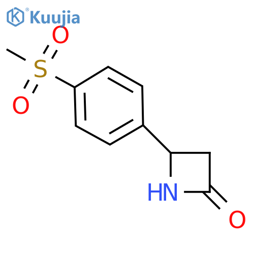 4-(4-methanesulfonylphenyl)azetidin-2-one structure
