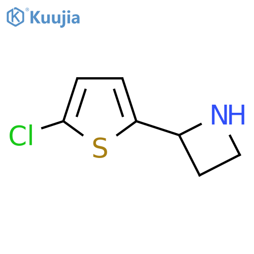 2-(5-chlorothiophen-2-yl)azetidine structure