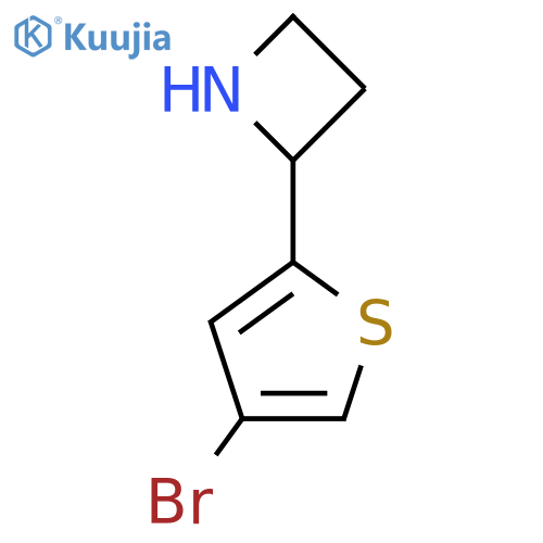 2-(4-bromothiophen-2-yl)azetidine structure