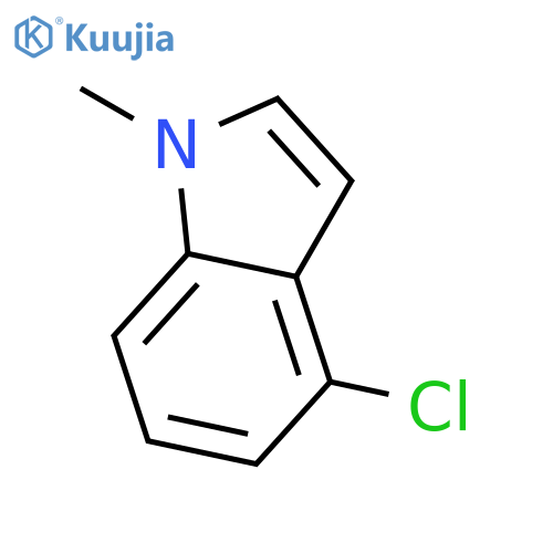 4-chloro-1-methyl-1H-Indole structure