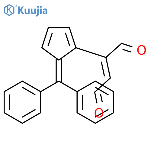 2-BUTENEDIAL, 2-[5-(DIPHENYLMETHYLENE)-1,3-CYCLOPENTADIEN-1-YL]-, (E)- structure