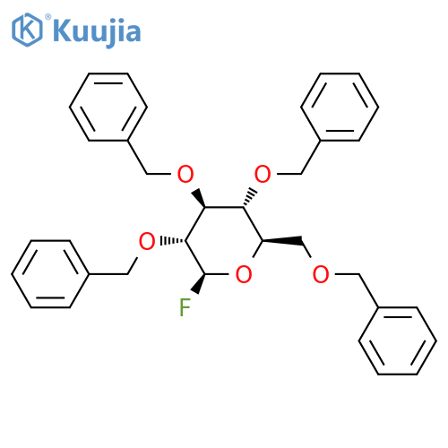 2,3,4,6-Tetra-O-benzyl-b-D-glucopyranosyl Fluoride structure