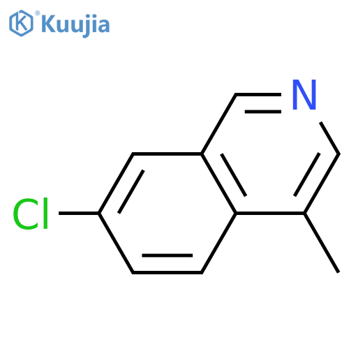 7-Chloro-4-methylisoquinoline structure