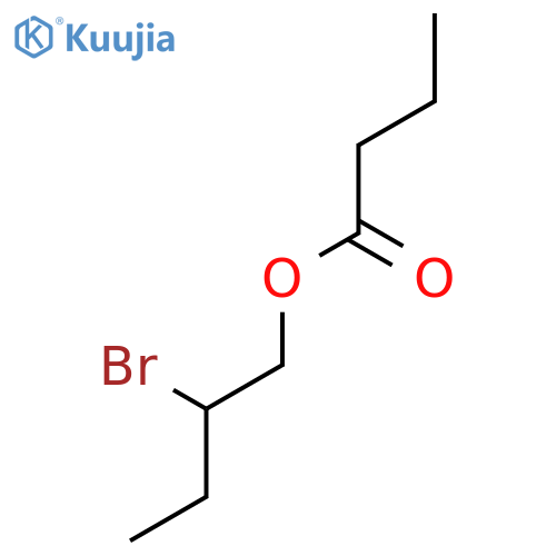 2-bromobutyl butanoate structure