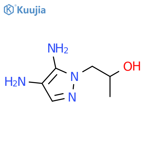 1H-Pyrazole-1-ethanol,4,5-diamino-a-methyl- structure