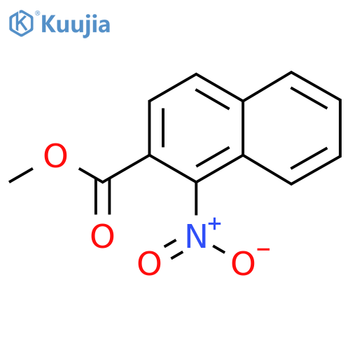 Methyl 1-Nitronaphthalene-2-carboxylate structure