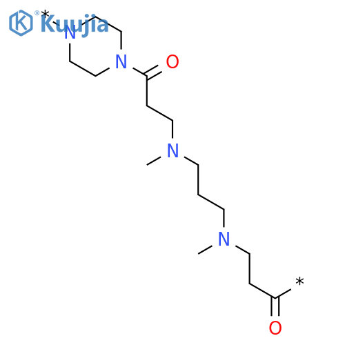 Poly[1,4-piperazinediyl(1-oxo-1,3-propanediyl)(methylimino)-1,3-propanediyl(methylimino)(3-oxo-1,3-propanediyl)] structure