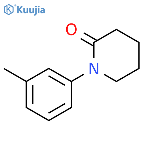 1-(3-methylphenyl)piperidin-2-one structure