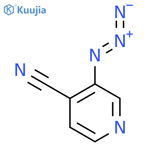 4-PYRIDINECARBONITRILE, 3-AZIDO- structure