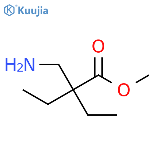 methyl 2-(aminomethyl)-2-ethylbutanoate structure