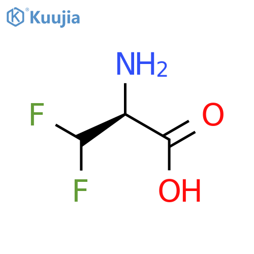 D-Alanine, 3,3-difluoro- structure