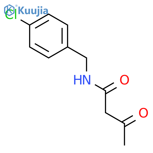 N-(4-Chlorobenzyl)-3-oxobutanamide structure