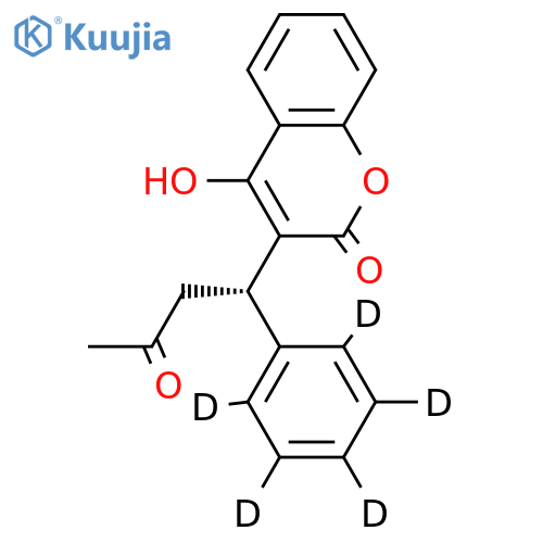 S-(-)-Warfarin-d5 structure