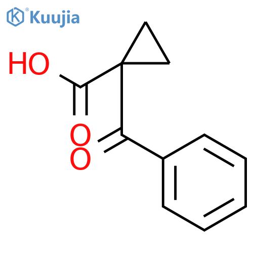 1-Benzoylcyclopropanecarboxylic Acid structure