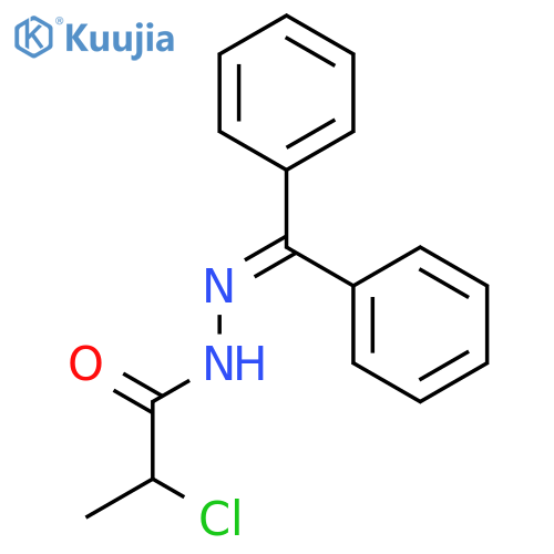 N-(benzhydrylideneamino)-2-chloropropanamide structure