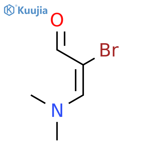 2-bromo-3-(dimethylamino)prop-2-enal structure