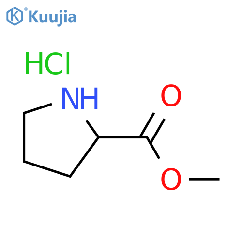 Methyl pyrrolidine-2-carboxylate hydrochloride structure
