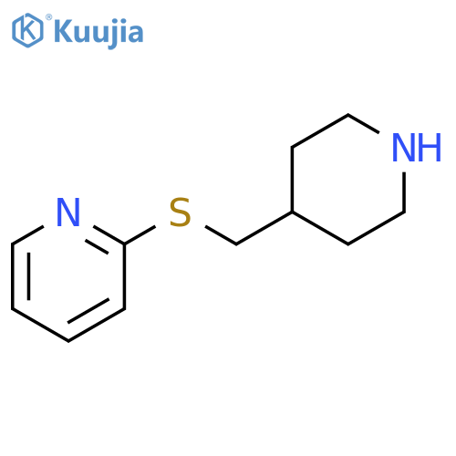 2-{[(piperidin-4-yl)methyl]sulfanyl}pyridine structure