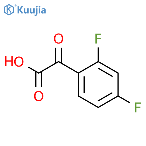 2-(2,4-Difluorophenyl)-2-oxoacetic acid structure