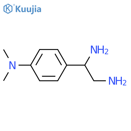 1-4-(dimethylamino)phenylethane-1,2-diamine structure