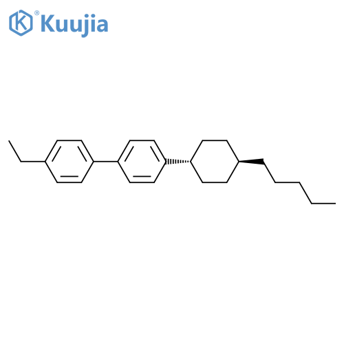 4-Ethyl-4'-(4-pentylcyclohexyl)-1,1'-biphenyl structure