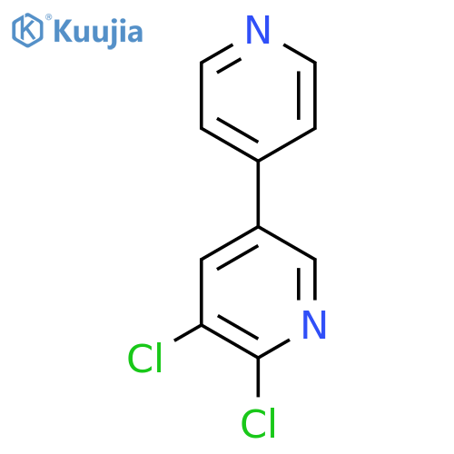 3,4'-Bipyridine, 5,6-dichloro- structure