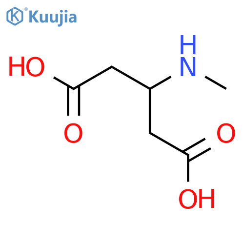 3-(N-methylamino)glutaric acid structure