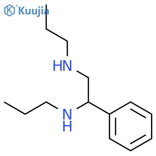 1,2-Ethanediamine, 1-phenyl-N,N'-dipropyl- structure