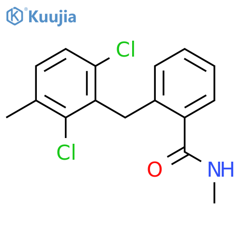 Benzamide, 2-[(2,6-dichloro-3-methylphenyl)methyl]-N-methyl- structure
