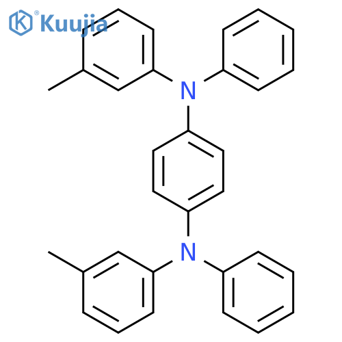 N,N'-Diphenyl-N,N'-di(m-tolyl)-1,4-phenylenediamine structure