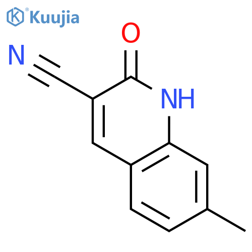 3-QUINOLINECARBONITRILE, 1,2-DIHYDRO-7-METHYL-2-OXO- structure