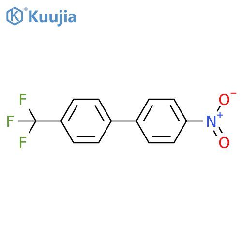 4-Nitro-4'-(trifluoromethyl)-1,1'-biphenyl structure