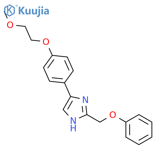 1H-IMIDAZOLE, 4-[4-(2-METHOXYETHOXY)PHENYL]-2-(PHENOXYMETHYL)- structure