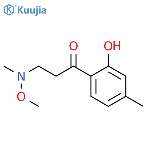 Propiophenone, 2-hydroxy-3-(methoxymethylamino)-4-methyl- (8CI) structure
