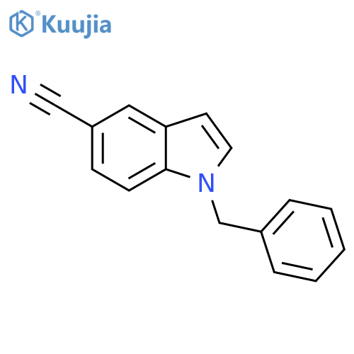 1-Benzyl-1H-indole-5-carbonitrile structure