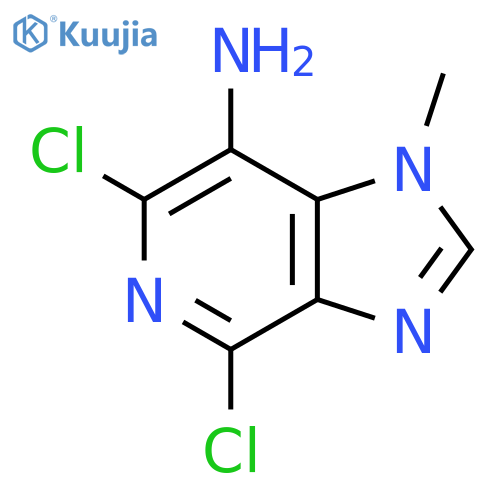 4,6-Dichloro-1-methyl-1H-imidazo-4,5-cpyridin-7-amine structure