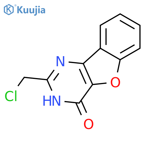 4-(Chloromethyl)-8-oxa-3,5-diazatricyclo7.4.0.0,2,7trideca-1(13),2(7),3,9,11-pentaen-6-one structure